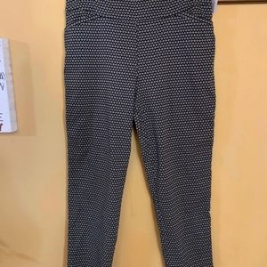 Terra & sky black and white dress pants